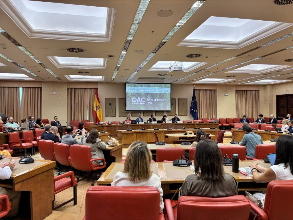 Gracity mentioned at Congreso de los Diputados during the OAC event